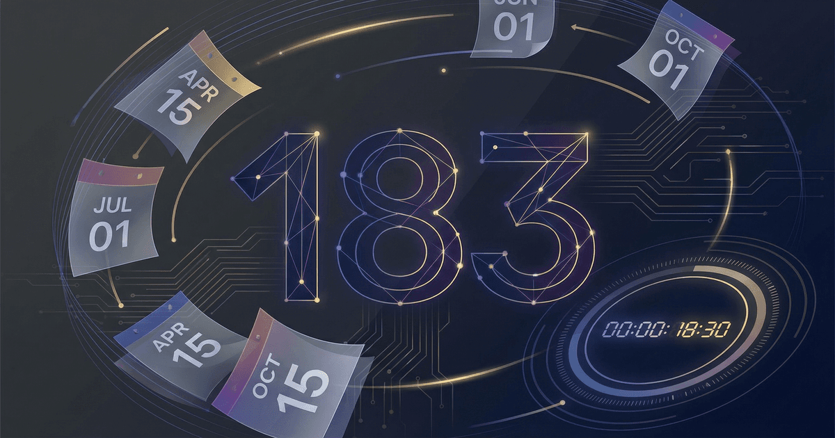 Mastering the Act 60 183-Day Presence Test